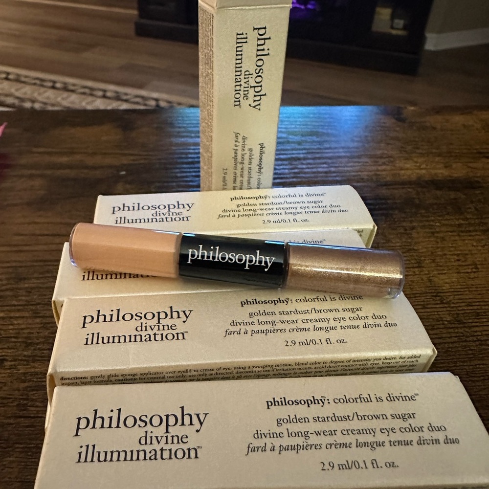 Philosophy Liquid Eye Shadow Golden Stardust/brown Sugar,NIB.